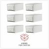 Universal Heavy-Duty Storage Drawers, Legal Files, 17.25" x 25.5" x 11.5" , White, 6/Carton 4