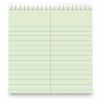 Universal Steno Pads, Gregg Rule, Red Cover, 80 Green-Tint 6 x 9 Sheets, 6/Pack 5