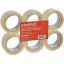 Universal Heavy-Duty Box Sealing Tape, 3" Core, 1.88" x 54.6 yds, Clear, 6/Pack 1