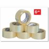 Universal Heavy-Duty Box Sealing Tape, 3" Core, 1.88" x 54.6 yds, Clear, 6/Pack 3