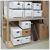 Universal Medium-Duty Easy Assembly Storage Box, Letter Files, White, 12/Carton 7