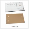Universal Medium-Duty Easy Assembly Storage Box, Legal Files, White, 12/Carton 3