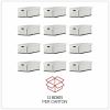 Universal Medium-Duty Easy Assembly Storage Box, Legal Files, White, 12/Carton 5