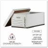 Universal Medium-Duty Easy Assembly Storage Box, Legal Files, White, 12/Carton 7