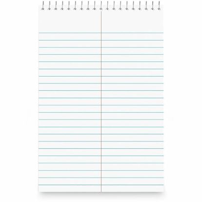 Universal Steno Pads, Gregg Rule, Red Cover, 80 White 6 x 9 Sheets, 6/Pack 1