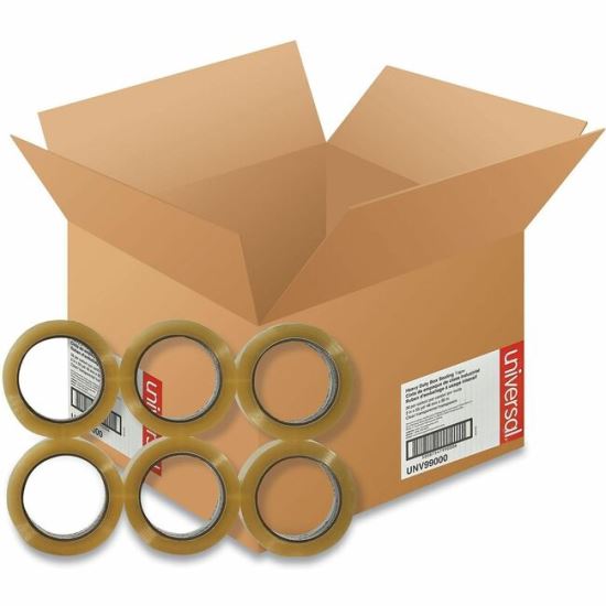 Universal Heavy-Duty Box Sealing Tape, 3" Core, 1.88" x 54.6 yds, Clear, 36/Carton 1
