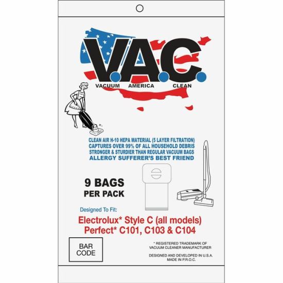 V.A.C. Perfect C101/C103 & Electrolux Vacuum Bags 1