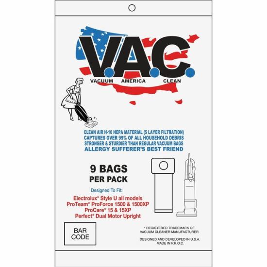 V.A.C. Perfect & Lux Upright Vacuum Bags 1