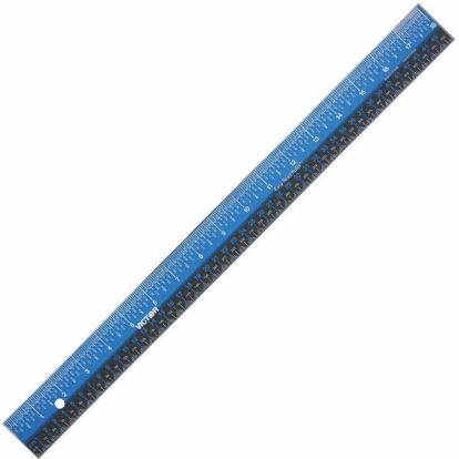 Victor Easy Read 18 Inch Blue Stainless Steel Ruler 1