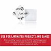 VELCRO&reg; Thin Clear Fasteners 7/8in Squares Clear 12 ct 10