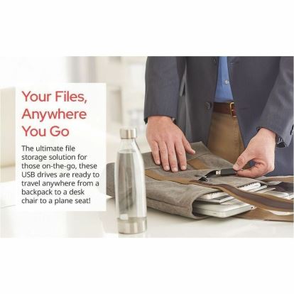 Verbatim 32GB PinStripe USB 2.0 Flash Drive - 5 PK 1