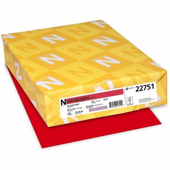 Wausau Paper AstroBrights 65 lb Cardstock 1