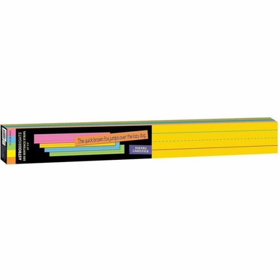 Astrobrights Ruled Handwriting Strips 1