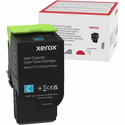 Xerox Original High Yield Laser Toner Cartridge - Single Pack - Cyan - 1 / Each 1