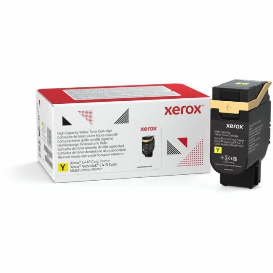 Xerox Original High Yield Laser Toner Cartridge - Box - Return Program - Yellow - 1 Pack 1