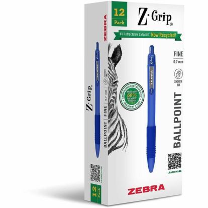 Zebra Pen Z-Grip Retractable Ballpoint Pens 1