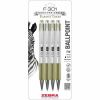Zebra Pen F-301 EarthyTones Retractable Ballpoint Pens 1