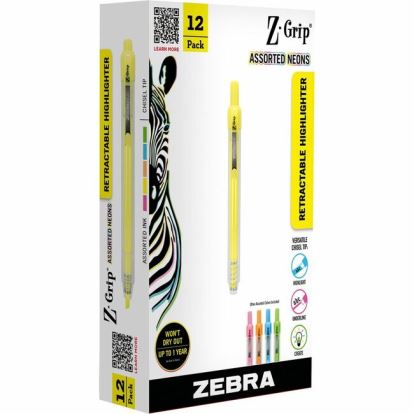 Zebra Pen Z-Grip Retractable Highlighter 1
