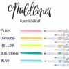 Zebra Pen Mildliner Double Ended Highlighter Assorted Fluorescent 5Pk 2
