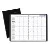 DayMinder Monthly Planner, Academic Year, Ruled Blocks, 12 x 8, Black Cover, 14-Month (July to Aug): 2022 to 2023 1