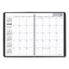 DayMinder Monthly Planner, Academic Year, Ruled Blocks, 12 x 8, Black Cover, 14-Month (July to Aug): 2022 to 2023 2