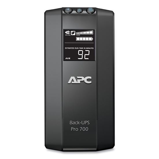 BR700G Back-UPS Pro 700 Battery Backup System, 6 Outlets, 700 VA, 355 J 1
