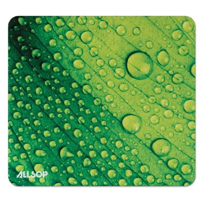 Naturesmart Mouse Pad, 8.5 x 8, Leaf Raindrop Design 1