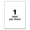 UltraDuty GHS Chemical Waterproof and UV Resistant Labels, 8.5 x 11, White, 50/Pack 2
