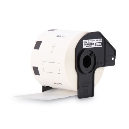 Die-Cut Removable Paper Labels, 1.1" x 2.1", White, 800/Roll 1