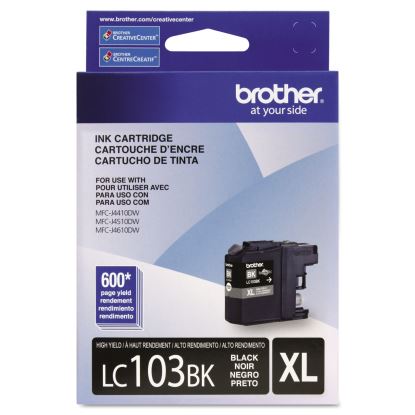 LC103BK Innobella High-Yield Ink, 600 Page-Yield, Black 1