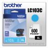 LC103C Innobella High-Yield Ink, 600 Page-Yield, Cyan 2