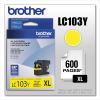 LC103Y Innobella High-Yield Ink, 600 Page-Yield, Yellow 2