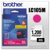 LC105M Innobella Super High-Yield Ink, 1,200 Page-Yield, Magenta 2