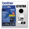 LC107BK Innobella Super High-Yield Ink, 1,200 Page-Yield, Black 2