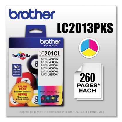 LC2013PKS Innobella Ink, 260 Page-Yield, Cyan/Magenta/Yellow 1