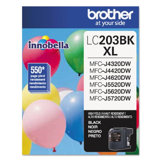 LC203BK Innobella High-Yield Ink, 550 Page-Yield, Black 1