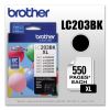 LC203BK Innobella High-Yield Ink, 550 Page-Yield, Black 2