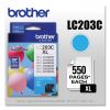 LC203C Innobella High-Yield Ink, 550 Page-Yield, Cyan 2