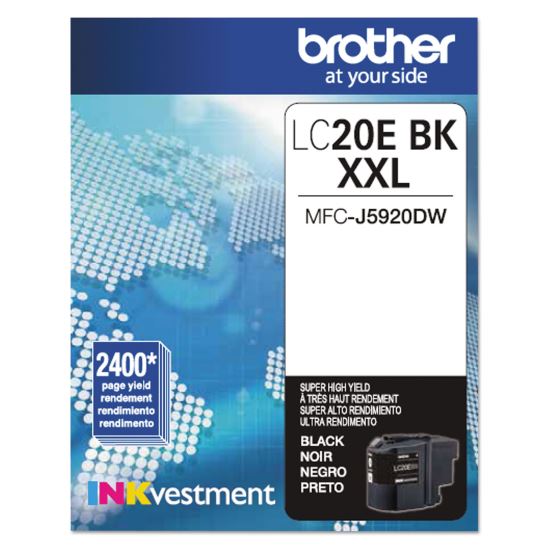LC20EBK INKvestment Super High-Yield Ink, 2,400 Page-Yield, Black 1