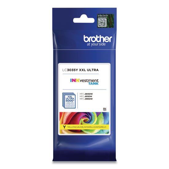 LC3035Y INKvestment Ultra High-Yield Ink, 5,000 Page-Yield, Yellow 1