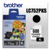 LC752PKS Innobella High-Yield Ink, 600 Page-Yield, Black, 2/Pack 2