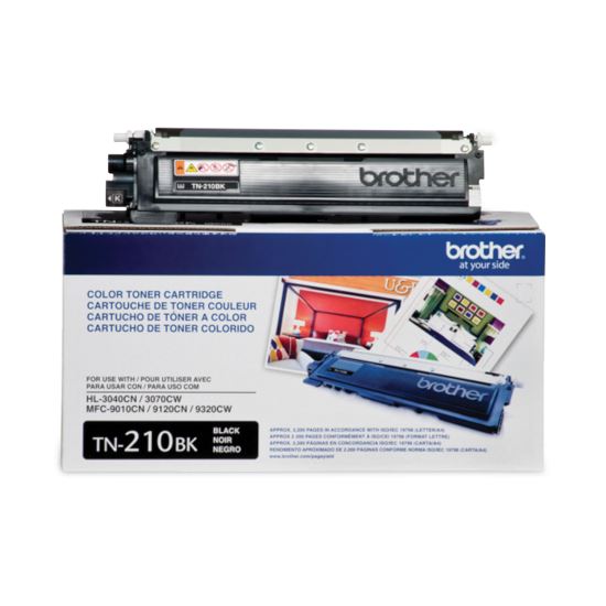 TN210BK Toner, 2,200 Page-Yield, Black 1