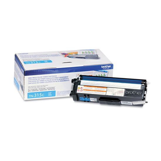 TN315C High-Yield Toner, 3,500 Page-Yield, Cyan 1
