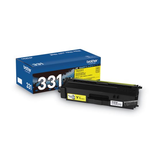TN331Y Toner, 1,500 Page-Yield, Yellow 1