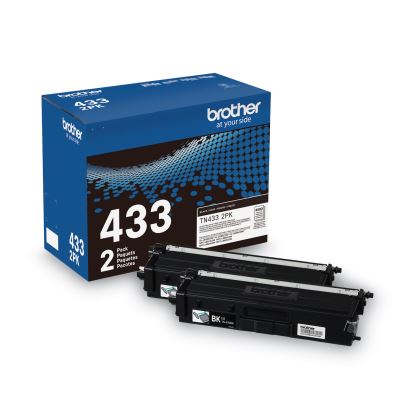 TN4332PK High-Yield Toner, 4,500 Page-Yield, Black, 2/Pack 1