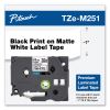 TZe Premium Laminated Tape, 0.94" x 26.2 ft, Black on White 2