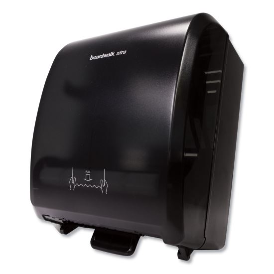 Xtra Mechanical Hands-Free Towel Dispenser, 12.31 x 9.31 x 15.94, Black 1