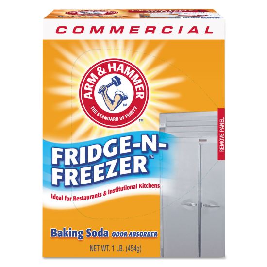 Fridge-N-Freezer Pack Baking Soda, Unscented, Powder, 16 oz, 12/Carton 1