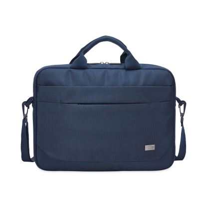 Advantage Laptop Attache, Fits Devices Up to 14", Polyester, 14.6 x 2.8 x 13, Dark Blue 1