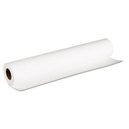 Matte Coated Paper Roll, 2" Core, 8 mil, 24" x 100 ft, Matte White 1